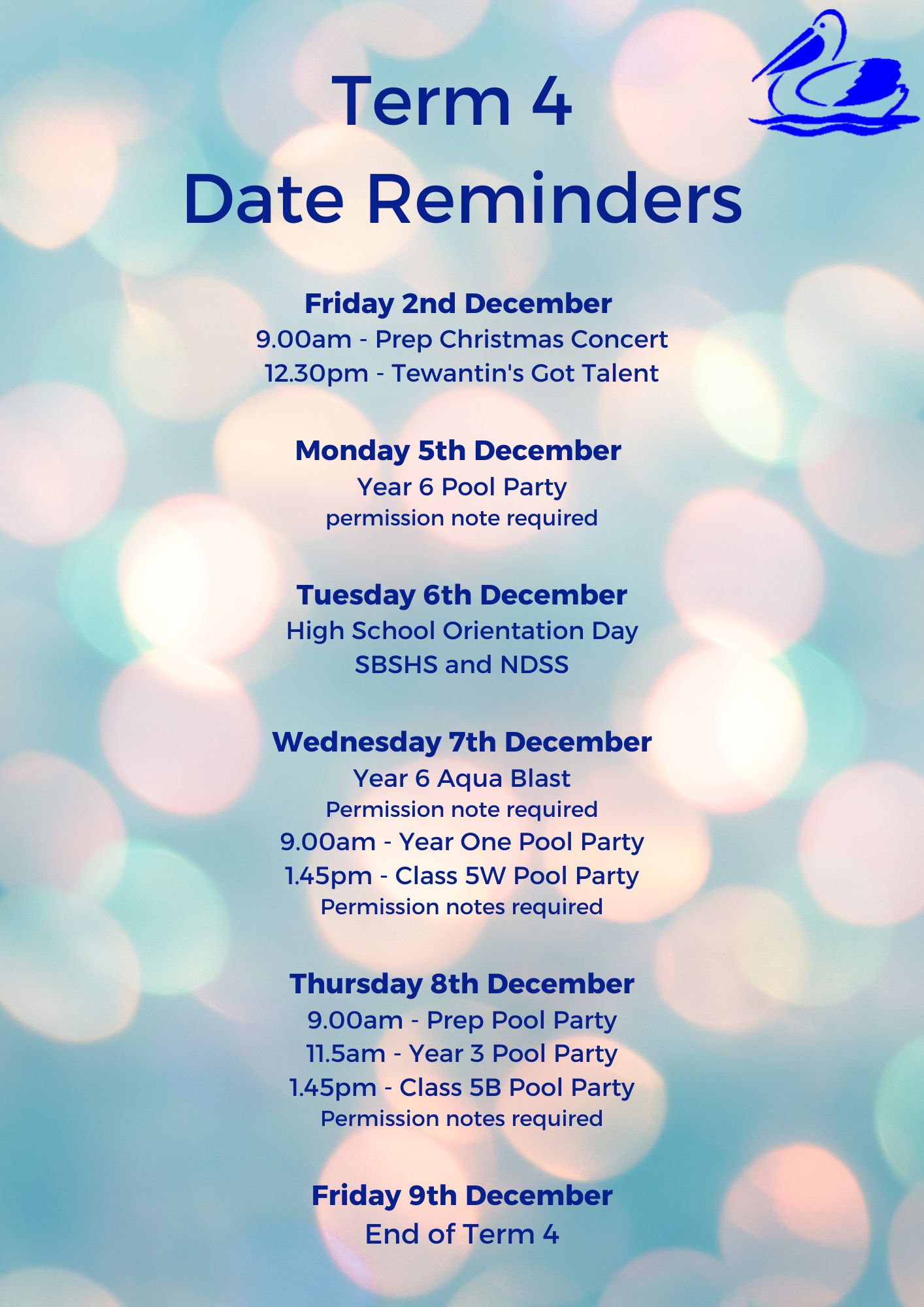 Term 4 Date Reminders - Close To Me Channel 4 Start Date